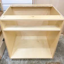 how to build a base cabinet box the