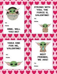 Funny valentine diy valentine gifts for boyfriend boyfriend crafts valentine crafts valentine day cards yoda card yoda drawing valentines day drawing valentine's day diy. Free Printable Baby Yoda Valentines Happiness Is Homemade