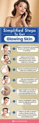 5 steps tutorial to get glowing skin makeup