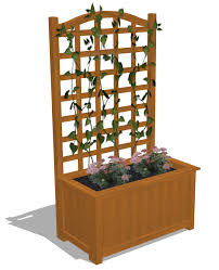 Garden Planter With Trellis Gallery