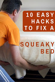 10 easy s to fix a squeaky bed