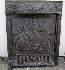 Cast Iron Circa 1900 Fireplace Surround