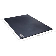 4 ft x 6 ft x 3 4 in black stall mat