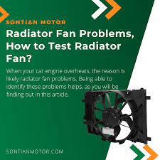 radiator fan symptoms problems how to