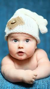 cute baby live blue background baby