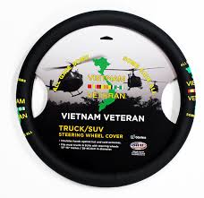 Truck Suv Steering Wheel Cover Vietnam Veteran