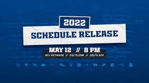 The 2022 Indianapolis Colts schedule ...