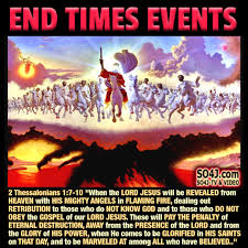 End Times Events Signs Of The Times Checklist Charts