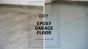 diy epoxy garage floor you