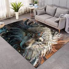 wolf warrior by sunimaart area rugs