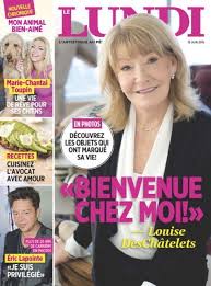 Louise deschatelets canadian tv personality. Louise Deschatelets Le Lundi Magazine 19 June 2015 Cover Photo Canada