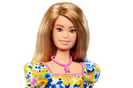 barbie just released a doll with down