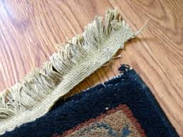 how to repair rug fringe dengarden