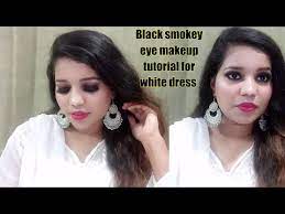 black smokey eye makeup tutorial for