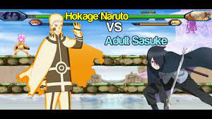 Hokage Naruto VS Adult Sasuke - Bleach VS Naruto MUGEN - YouTube