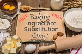 Baking Substitutions If You Run Out Of Ingredients A Day