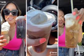 coffee with ice cream at mcdonald s