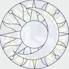 Sun And Moon Stained Glass Pattern Pdf