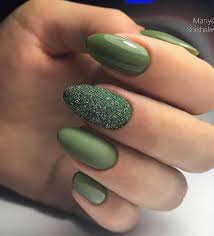 Green nail art photographs supplied by members of the nails magazine nail art gallery. 80 Pretty Natural Acrylic Oval Nails Design Ideas Oval Nails Designs Green Nail Art Pretty Nail Art Designs