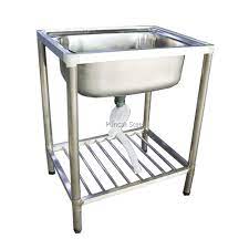 Shop kitchen sinks and more at the home depot. Bravo Stainless Steel 26 X 20 Inch Single Bowl Sink Only Diy Easy Assembly Shiny Modern