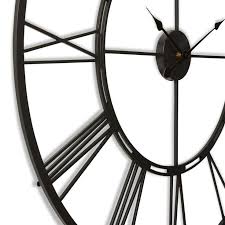 Buy Kingston Wall Clock Black 70cm X
