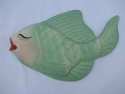 Kissy Fish Retro Vintage Ceramic