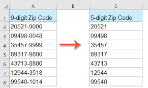 4 digits of zip code