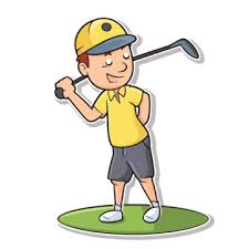 golfer cartoon png vector psd and