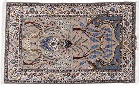 6x4 500kpsi silk isfahan persian rugs