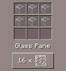 Glass Pane Minecraft Pocket Edition