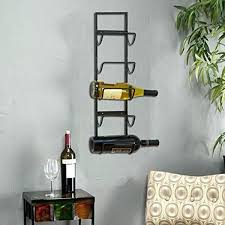Wall Mount Towel Wine Bottle Rack