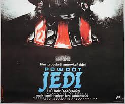 Star wars, polish movie poster. Return Of The Jedi B1 Vader Style Poland