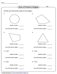 interior angles exterior angles and