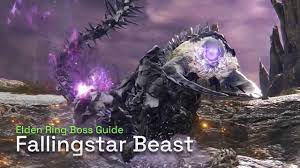 How To Defeat Fallingstar Beast - Elden Ring Boss Gameplay Guide - YouTube