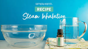 diy essential oil steam inhalation for