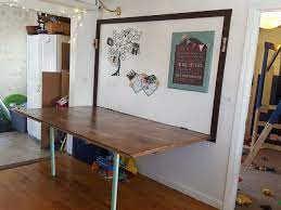 Large Folding Wall Table Wall Table