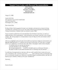 Personal Letter Of Recommendation 15 Free Word Excel