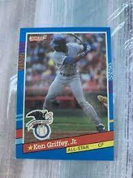 #5 topps lettering over print. 1990 Leaf 91 Donruss Ken Griffey Jr All Star Mariners Card 49 Mlb Baseball Card Ebay