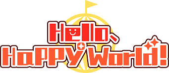 Hello happy world logo