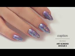 caption nail polish art screens