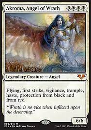 MRM ENGLISH FOIL Akroma, Angel of Wrath - Akroma, Angel of Wrath MTG FTV |  eBay