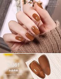 coffee jelly nails are the gorgeous
