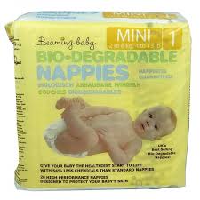 beaming baby bio degradable nappies
