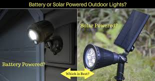 solar vs battery powered leds