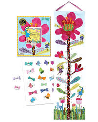 Eeboo Sunflower Growth Chart With 22 Stickers Unisex