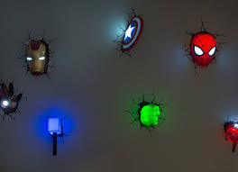 The Avengers Superhero 3d Deco Lights