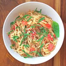 easy garlic tomato basil pasta