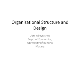 Organization Structure Culture And Change