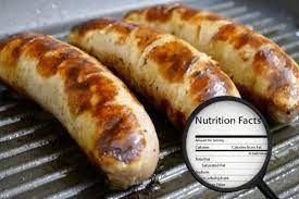 bratwurst calories and nutrition facts