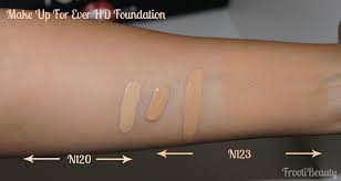 make up for ever hd foundation and aqua